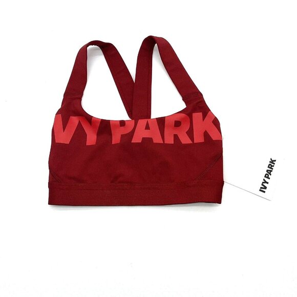 IVY PARK Sports Bra Women’s Extra Small Racerback Red New with Tags Deadstock - Picture 2 of 10